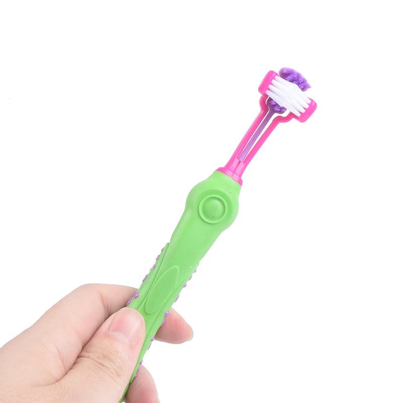 Three Sided Pet Toothbrush